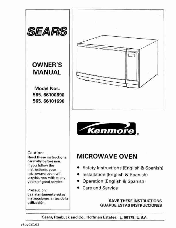 Kenmore Microwave Oven 565_66101690-page_pdf